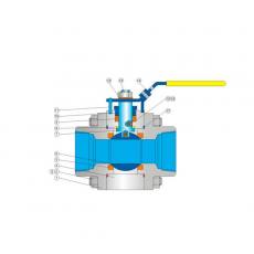 小口徑鍛鋼浮動球閥