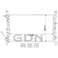 GDN.6.FT.043M-23 菲亞特鋁質(zhì)散熱器