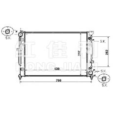 HL-AD003 汽車散熱器 大眾(進(jìn)口), 奧迪(進(jìn)口)